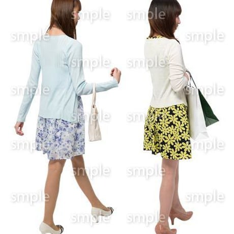 Cutout People　女性ペア　JJ_239