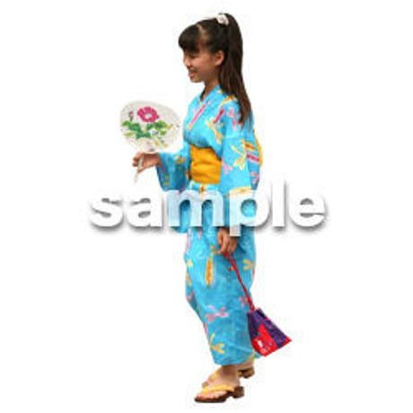 人物切抜き素材　夏服・フィットネス編　J_042