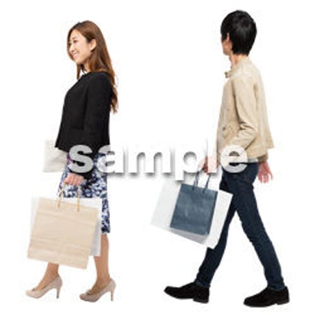 Cutout People　ショッピング　JJ_003