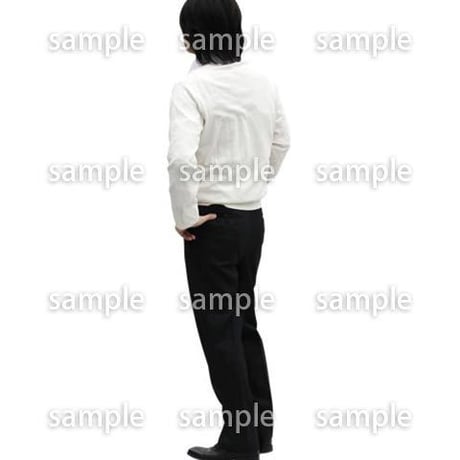 人物切抜き素材　ベーシックファッション編　P_329