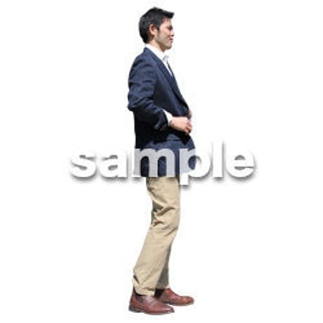人物切抜き素材　ベーシックファッション編　P_393