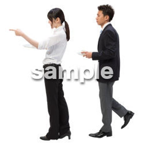 Cutout People　ビジネス-日本人　EE_073