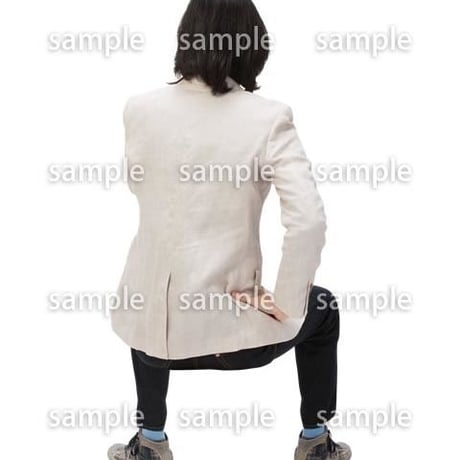 Cutout People　日本人カジュアル　BB_415