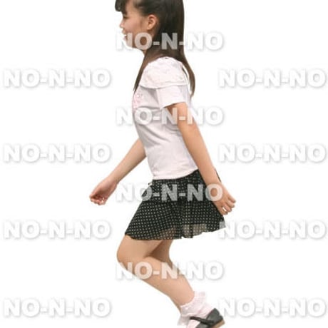 人物切抜きセット☆走る子ども　1_set024