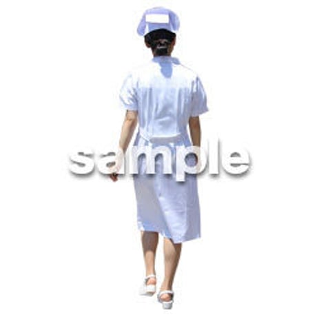 人物切抜き素材　シニア介護編　S_319