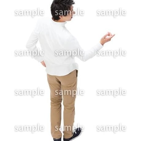 Cutout People　鳥瞰　人物　FF_255