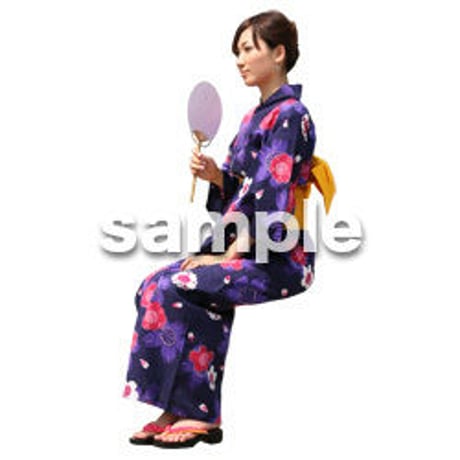 人物切抜き素材　夏服・フィットネス編　J_032