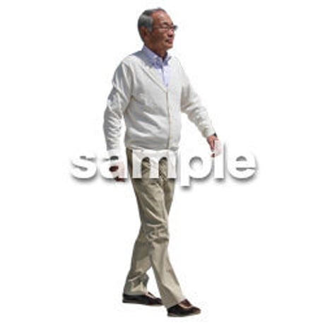 人物切抜き素材　シニアライフ編　R_227