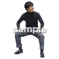 人物切抜き素材　座る人Ⅱ編　Q_524