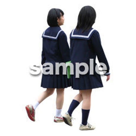 人物切抜き素材　こどもファミリー編　B_375