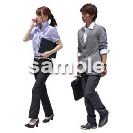 Cutout People　ビジネス-日本人　EE_192