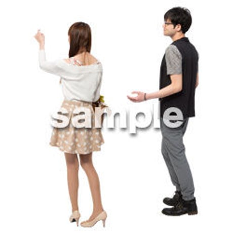 Cutout People　ショッピング　JJ_114