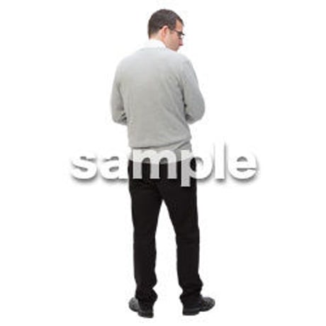 Cutout People　ビジネス　AA_145