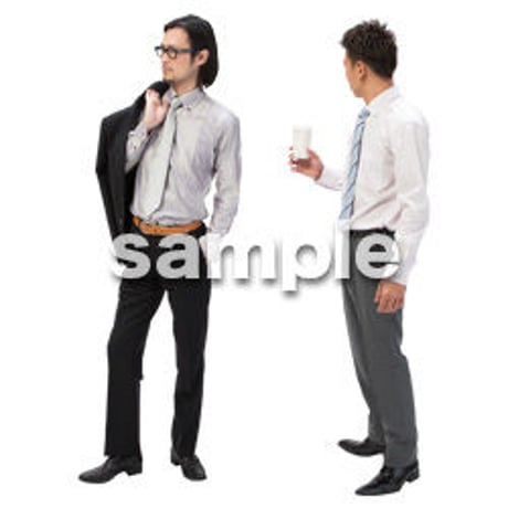 Cutout People　ビジネス-日本人　EE_047
