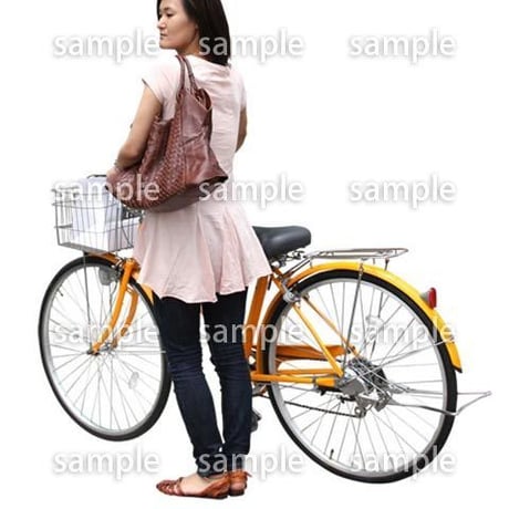 人物切抜き素材　レジャー・ショッピング編　L_124