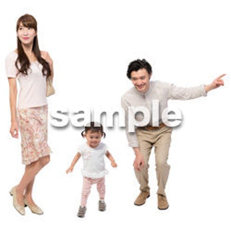 Cutout People　ファミリー　GG_141