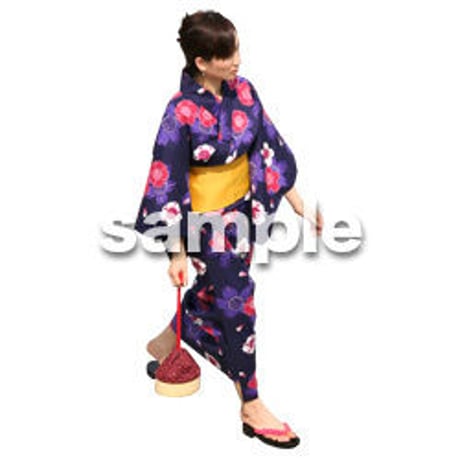 人物切抜き素材　夏服・フィットネス編　J_036