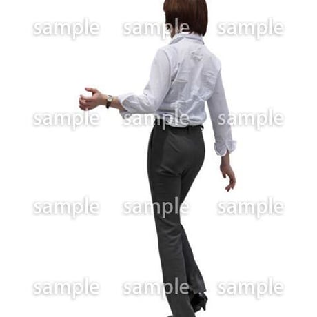 人物切抜き素材　ベーシックファッション編　P_144