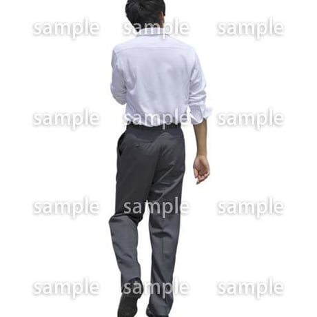 人物切抜き素材　ベーシックファッション編　P_300