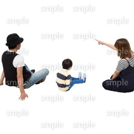 Cutout People　ファミリー　II_234