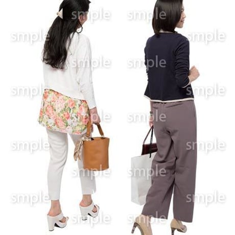Cutout People　女性ペア　JJ_229