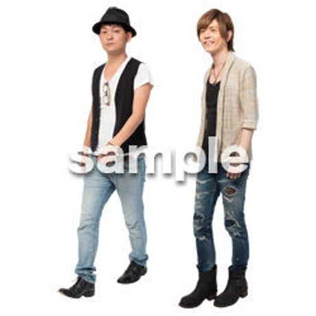 Cutout People　男性ペア　JJ_332