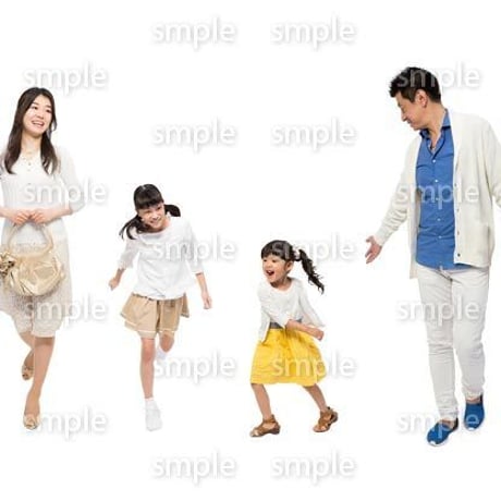 Cutout People　4人ファミリー　GG_306