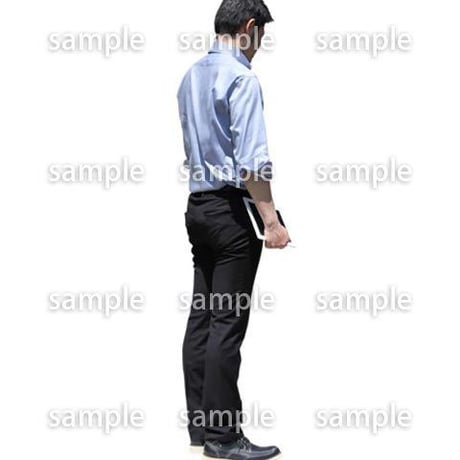 人物切抜き素材　ベーシックファッション編　P_399