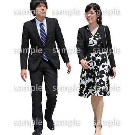 人物切抜き素材　ベーシックファッション編　P_056
