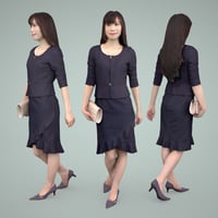 3D人物素材  [Posed]  075_Yui