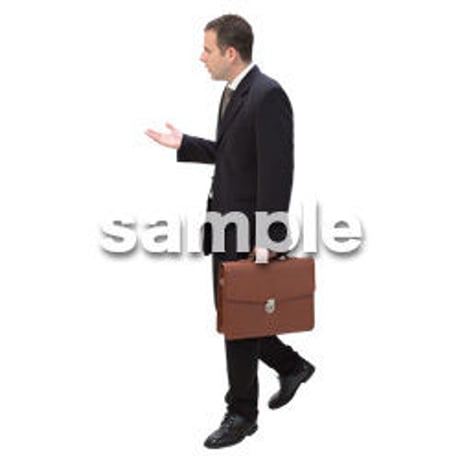 Cutout People　ビジネス　AA_117