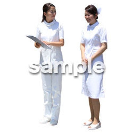 人物切抜き素材　シニア介護編　S_306