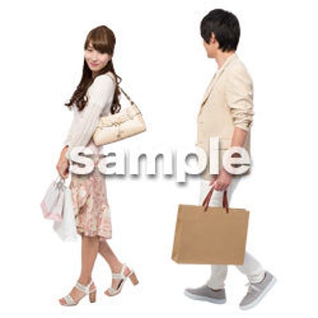 Cutout People　ショッピング　JJ_013