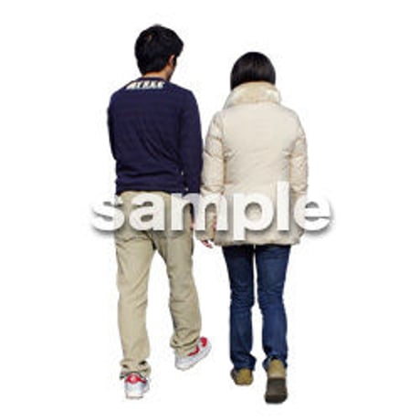 人物切抜き素材　男性女性編　A_030