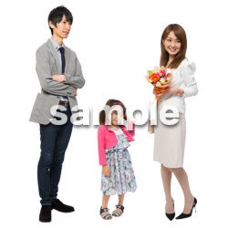 Cutout People　ファミリー　GG_042