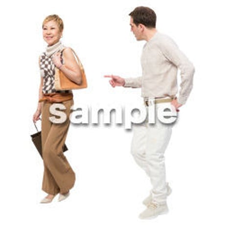 Cutout People　ショッピング　JJ_107