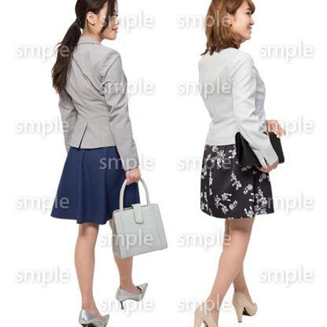 Cutout People　女性ペア　JJ_204
