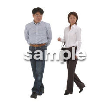 人物切抜き素材　ファミリー編　F_137