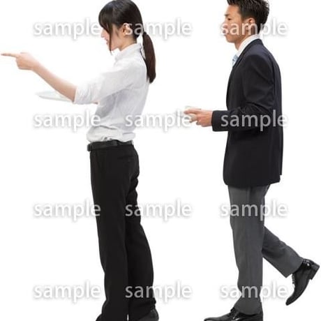 Cutout People　ビジネス-日本人　EE_073