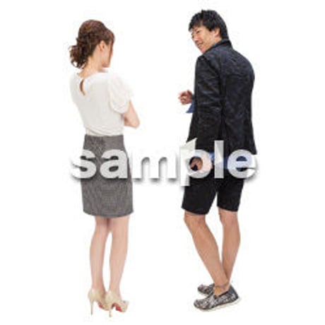 Cutout People　ビジネス-日本人　EE_179