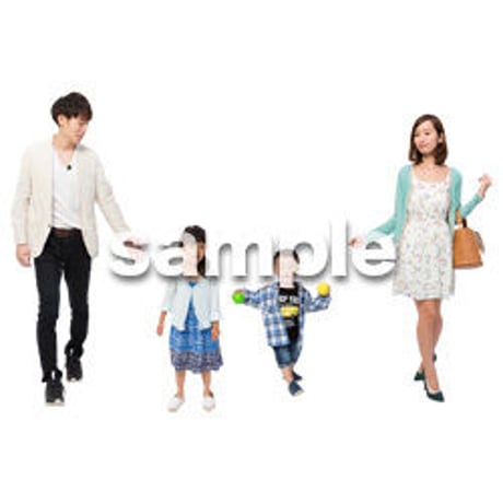 Cutout People　4人ファミリー　GG_241