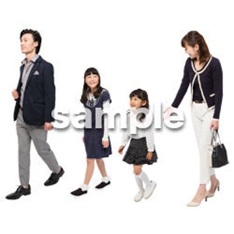 Cutout People　4人ファミリー　GG_207