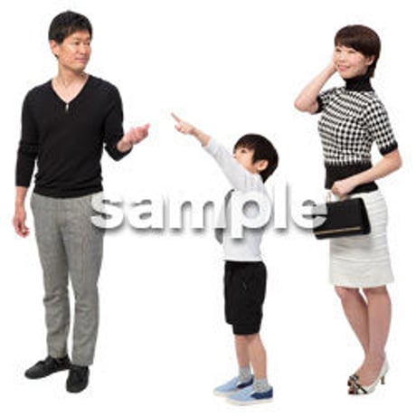 Cutout People　ファミリー　GG_052