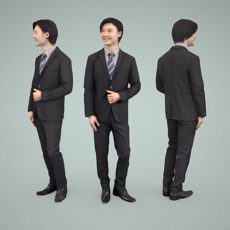 3D人物素材  [Posed]  063_Syun