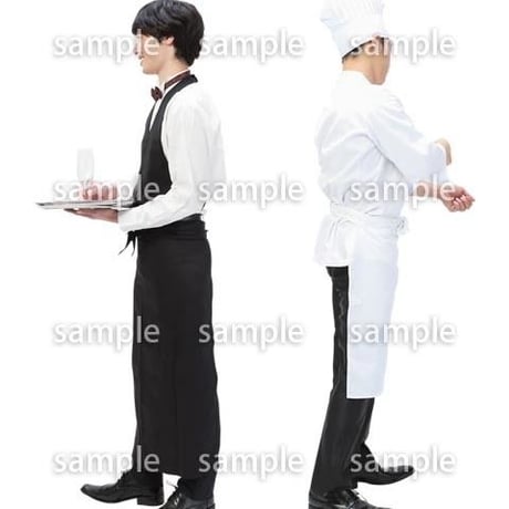 Cutout People　パーティースタッフ　DD_183