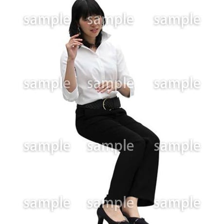 人物切抜き素材　アーバン・ショッピング編　M_391
