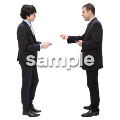 Cutout People　ビジネス　AA_013
