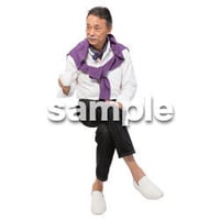Cutout People　座る　男性　LL_506