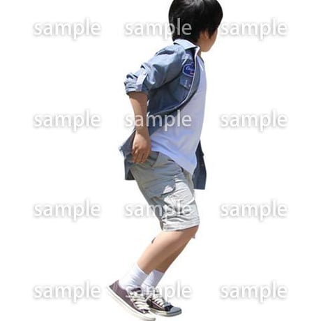 人物切抜き素材　キッズ・スクール編　O_277