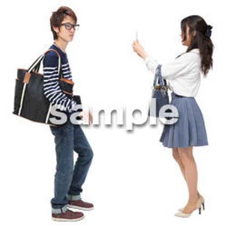 Cutout People　ショッピング　JJ_193